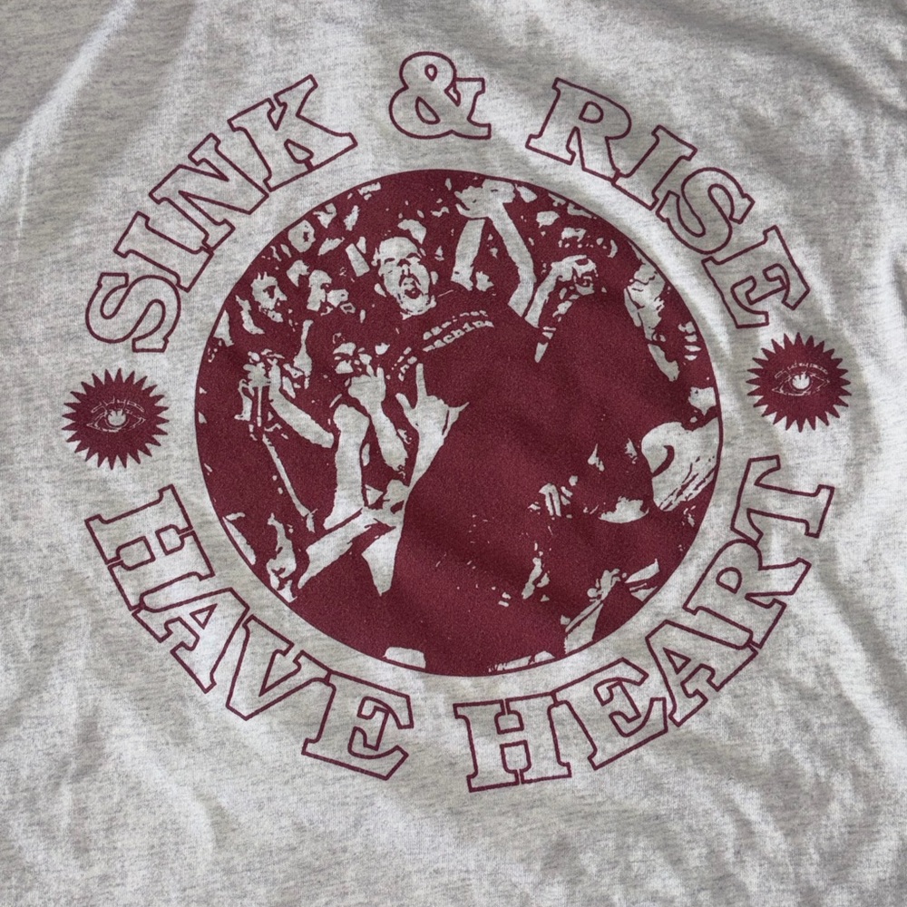 Have Heart 2024 Reunion Show "Sink & Rise" T-Shirt, Medium, Fiddlehead, Bridge 9